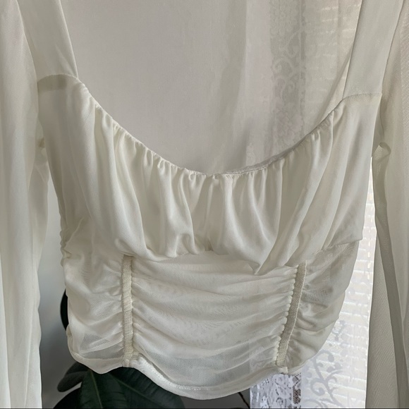 Beautiful Sheer Mesh Long Sleeve - Picture 2 of 5